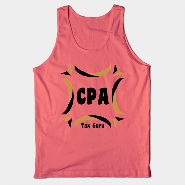 CPA Tax Guru Tank Top by Barthol Graphics